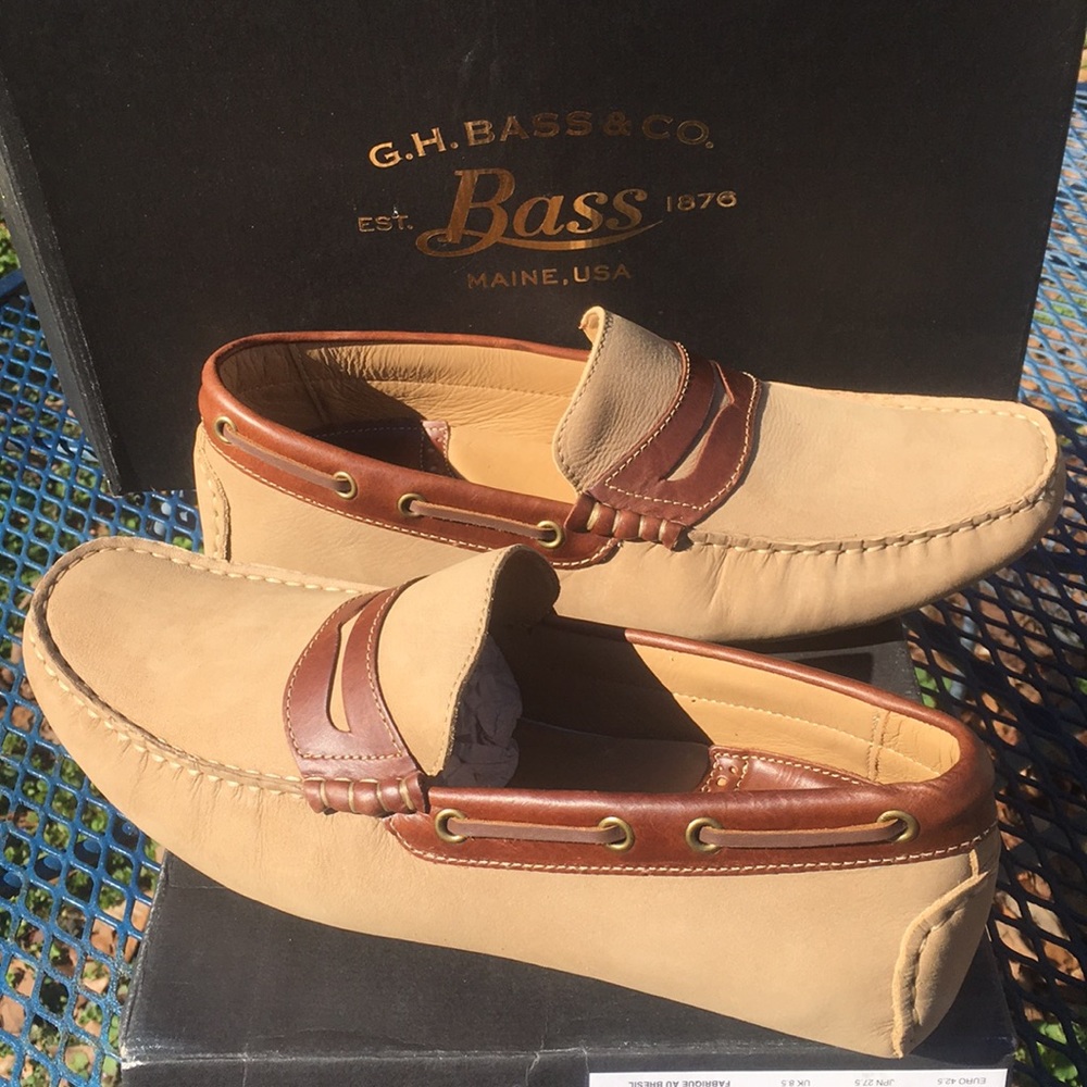 G.H. Bass Leather Loafers New in Box